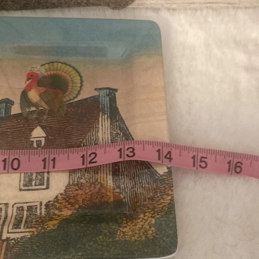 COPY - John Derian Target Small Melamine Rectangle Turkey Tray